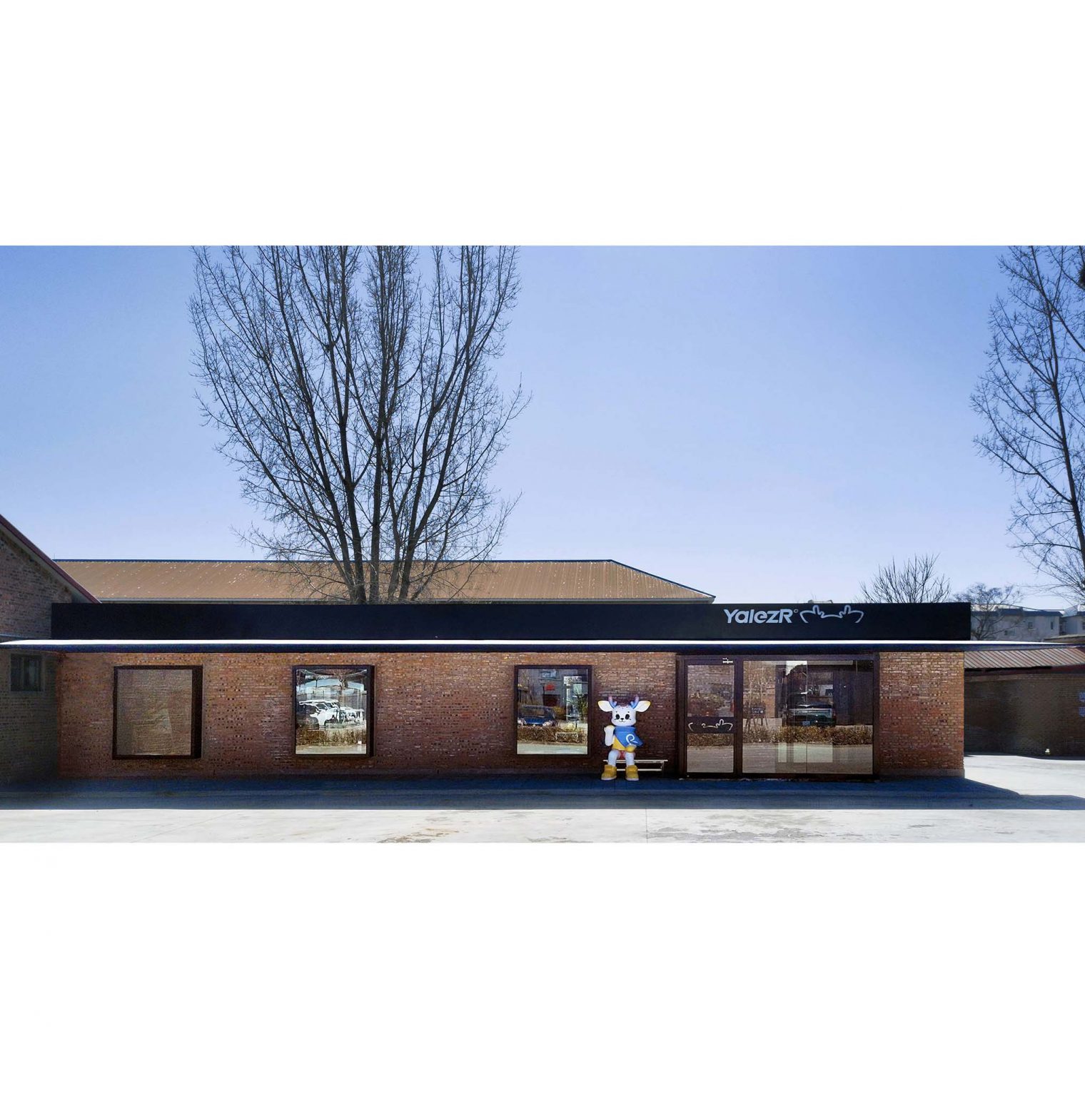 1北侧正透视正方形North elevation perspective©姚曜