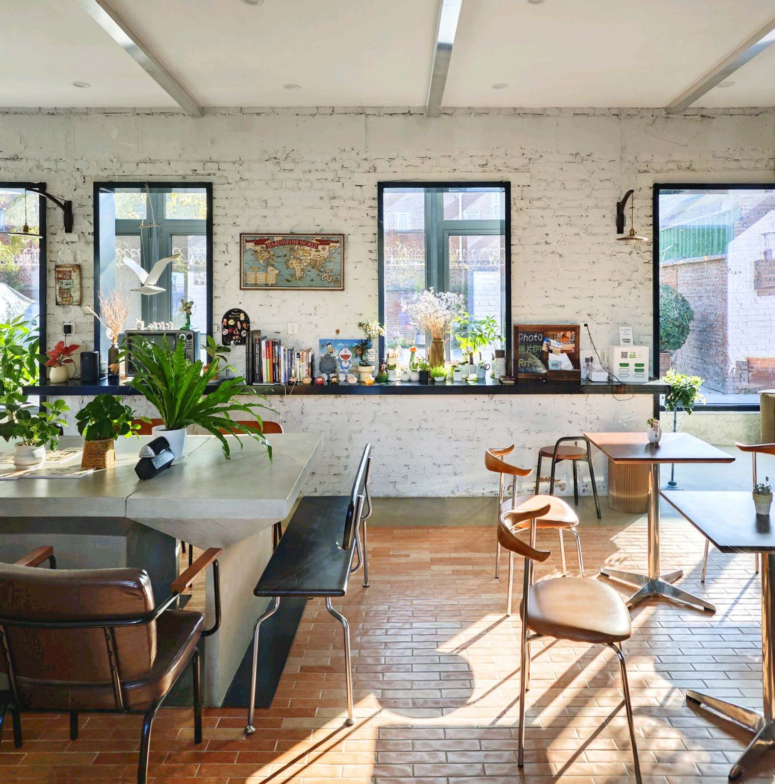 7咖啡长桌区 Long table area©YalezR Coffee